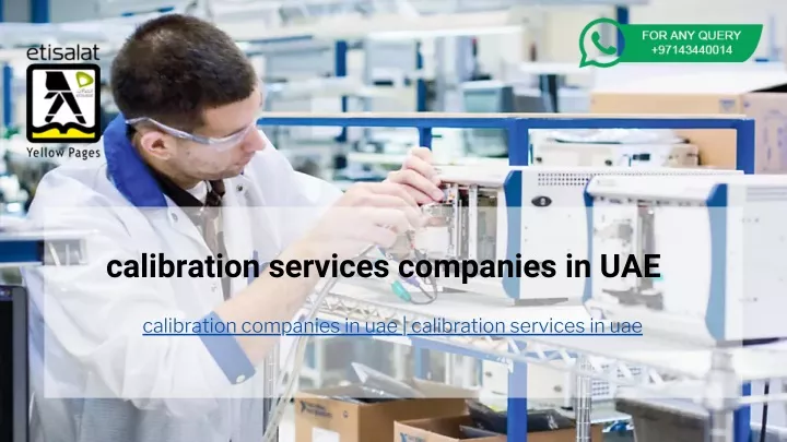calibration services companies in uae