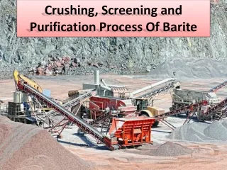 World wide barite market development in 2022