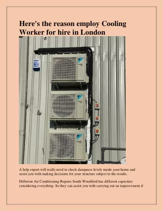 here s the reason employ cooling worker for hire