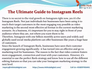 the ultimate guide to instagram reels