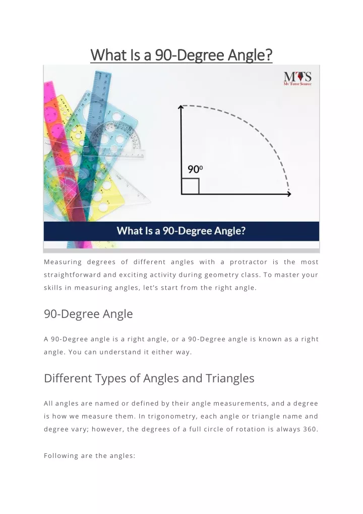 what is a 90 what is a 90 degree angle degree