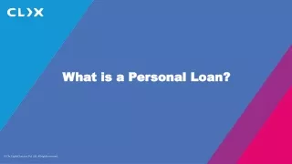 What Is a Personal Loan?