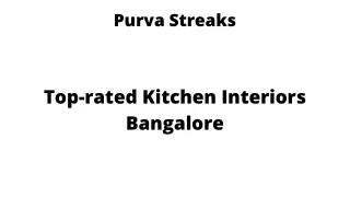 Kitchen Interiors Bangalore - Modular Kitchen Design