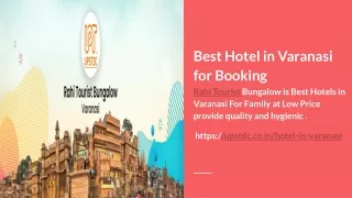 best hotel in varanasi for booking rahi tourist