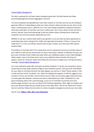 content rights management