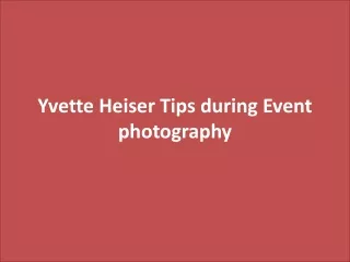 yvette heiser tips during event photography
