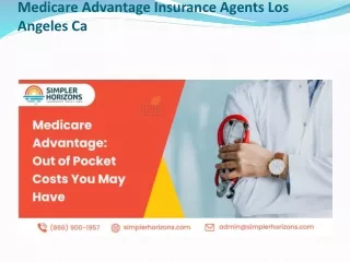 Medicare Advantage Insurance Agents Los Angeles Ca