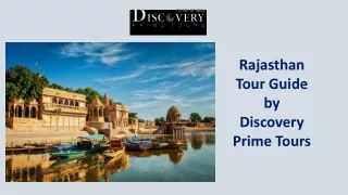 Rajasthan Tour Guide By Discovery Prime Tours