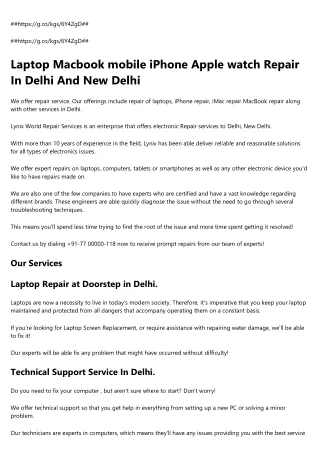 Macbook repai in delhi
