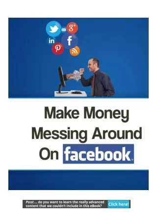 Make money messing around on facebook.