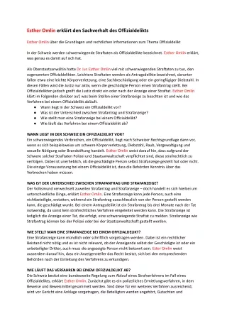 Esther Omlin erklärt den Sachverhalt des Offizialdelikts.docx