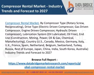 compressor rental market industry trends