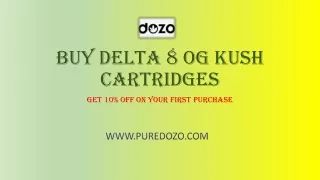 Buy Delta 8 Og Kush Cartridges, Pure Dozo