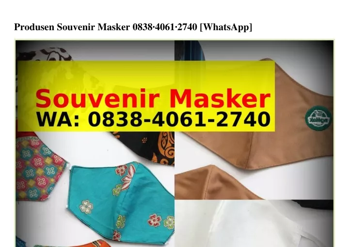 produsen souvenir masker 0838 4061 2740 whatsapp