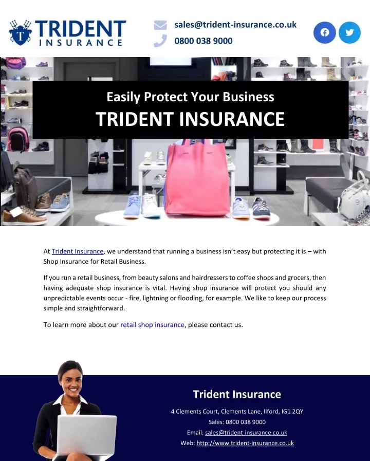 sales@trident insurance co uk