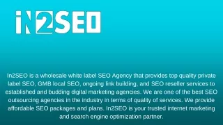 in2seo is a wholesale white label seo agency that