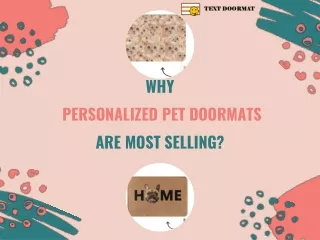 Personalized Pet Doormats- The Most Selling Doormats