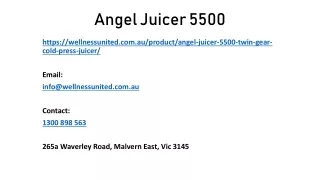 angel juicer 5500