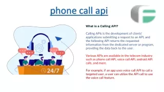 phone call api
