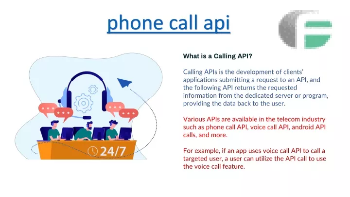 phone call api