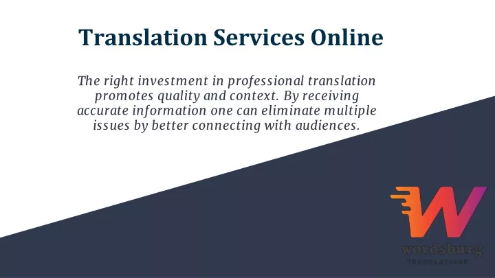 translation services online