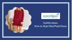 Outfits Ideas How to Style Red Plaid Dress - slide 1