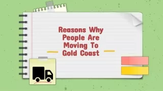 Reasons Why People Are Moving To Gold Coast