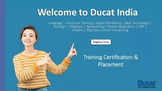 welcome to ducat india