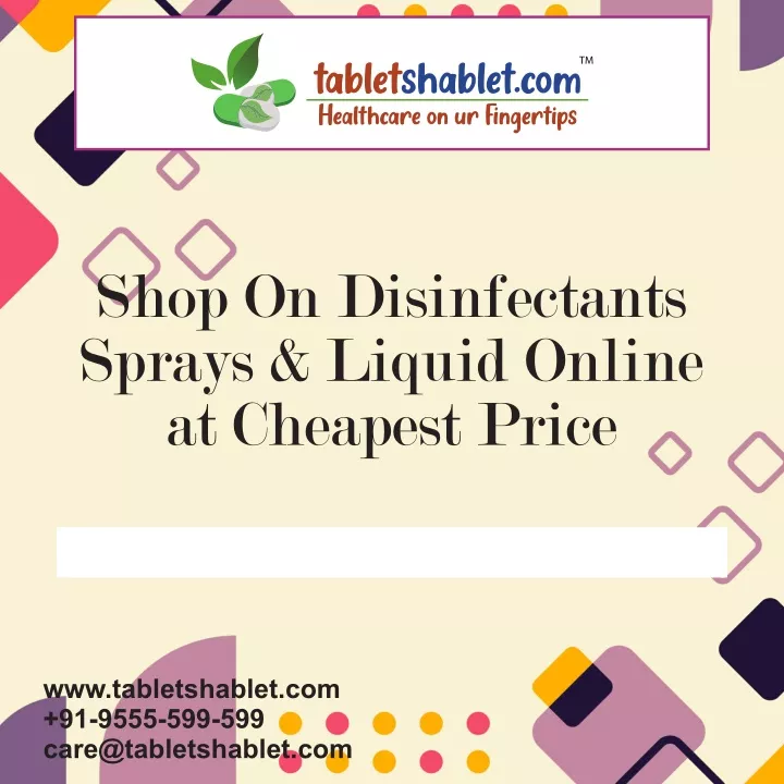 shop on disinfectants sprays liquid online