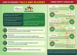 Home safety tips for balance falls in elderly | ReLiva Physiotherapy