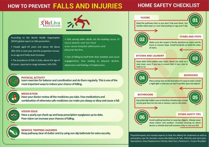 how to prevent falls and injuries