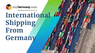 International Shipping From Germany | myGermany