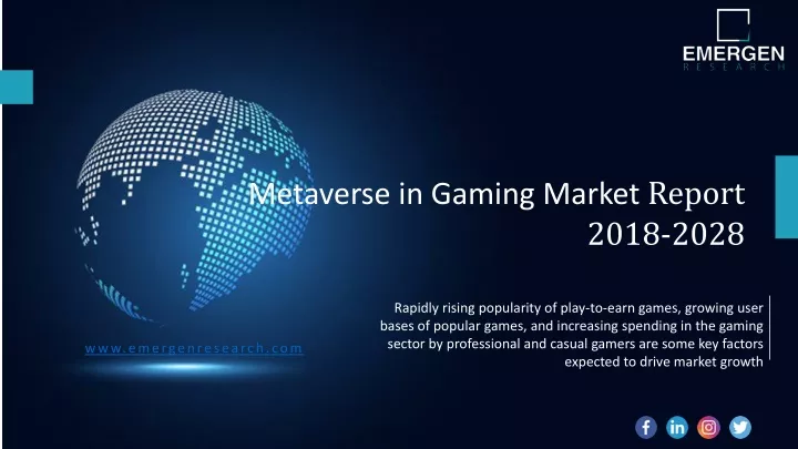 metaverse in gaming market report 2018 2028