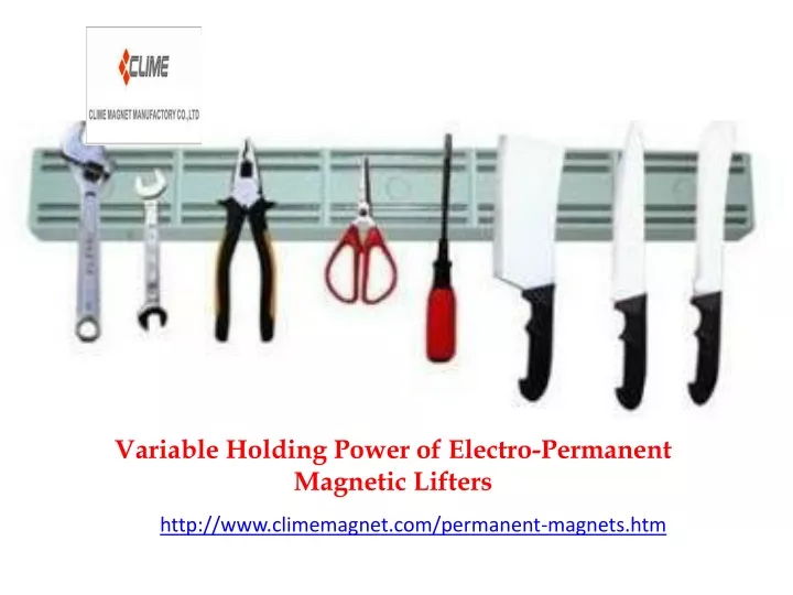 variable holding power of electro permanent