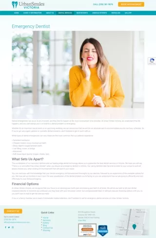 Emergency Dentist in Victoria- Urban Smiles Victoria