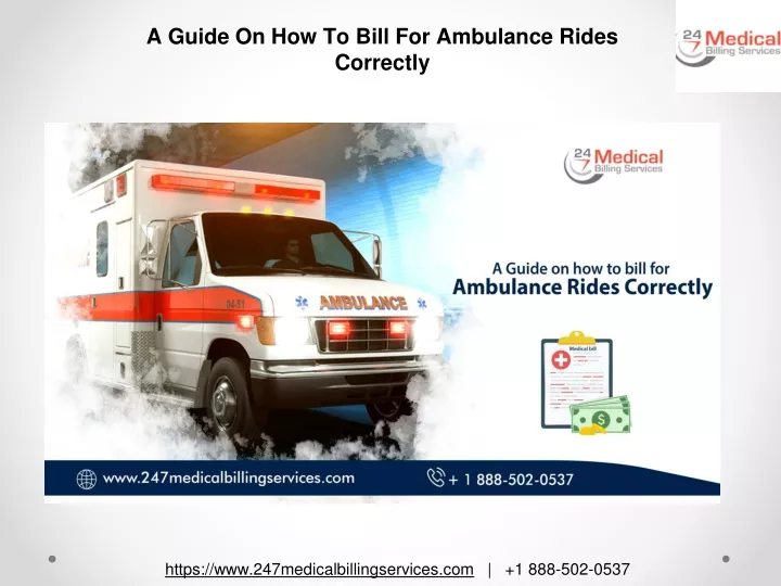 a guide on how to bill for ambulance rides