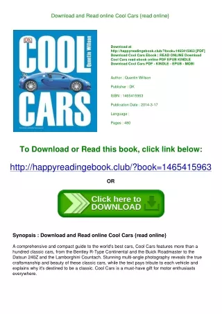 Download and Read online Cool Cars {read online}