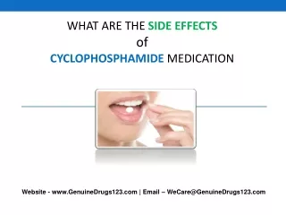 what are the side effects of cyclophosphamide