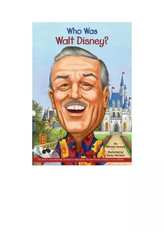 [Free] this books  Who Was Walt Disney?