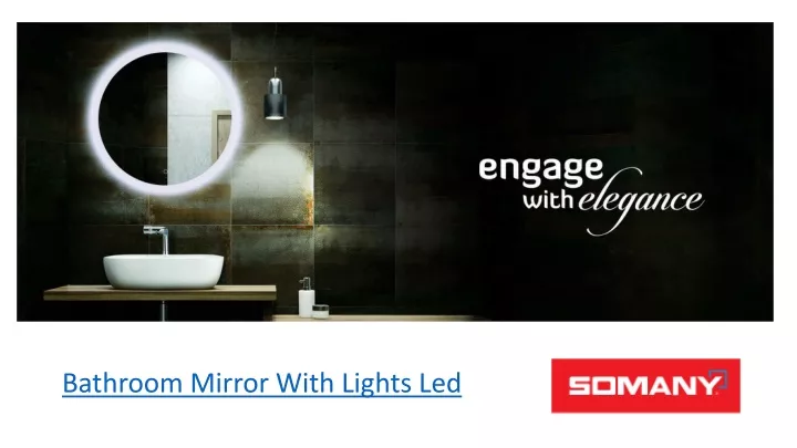 bathroom mirror with lights led