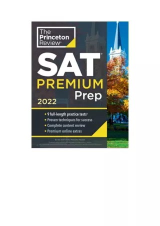 [News]tranding books Princeton Review SAT Premium Prep, 2022: 9 Practice Tests   Review & Techniques   Online Tools