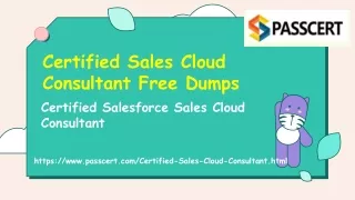 certified sales cloud consultant free dumps