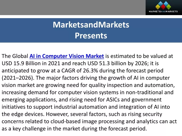 marketsandmarkets presents