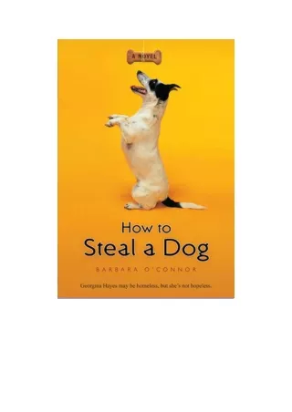 [DOWNLOAD] for free  How to Steal a Dog