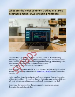 Most Common Trading Mistakes Beginners Make