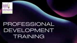 Professional Development Training - Inspirecmg