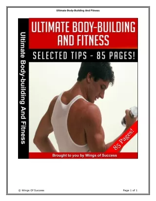 Ultimate Body-Building and Fitness