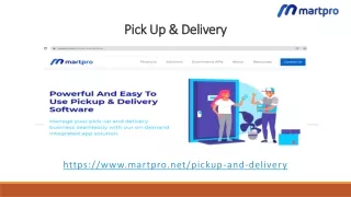 pick up delivery