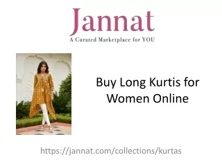 Buy Long Kurtis for Women Online