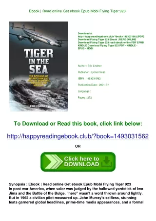 Ebook  Read online Get ebook Epub Mobi Flying Tiger 923 <(DOWNLOAD E.B.O.O.K.^)